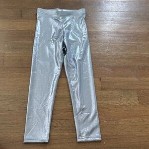 Old Navy Sparkling Silver Kids Leggings